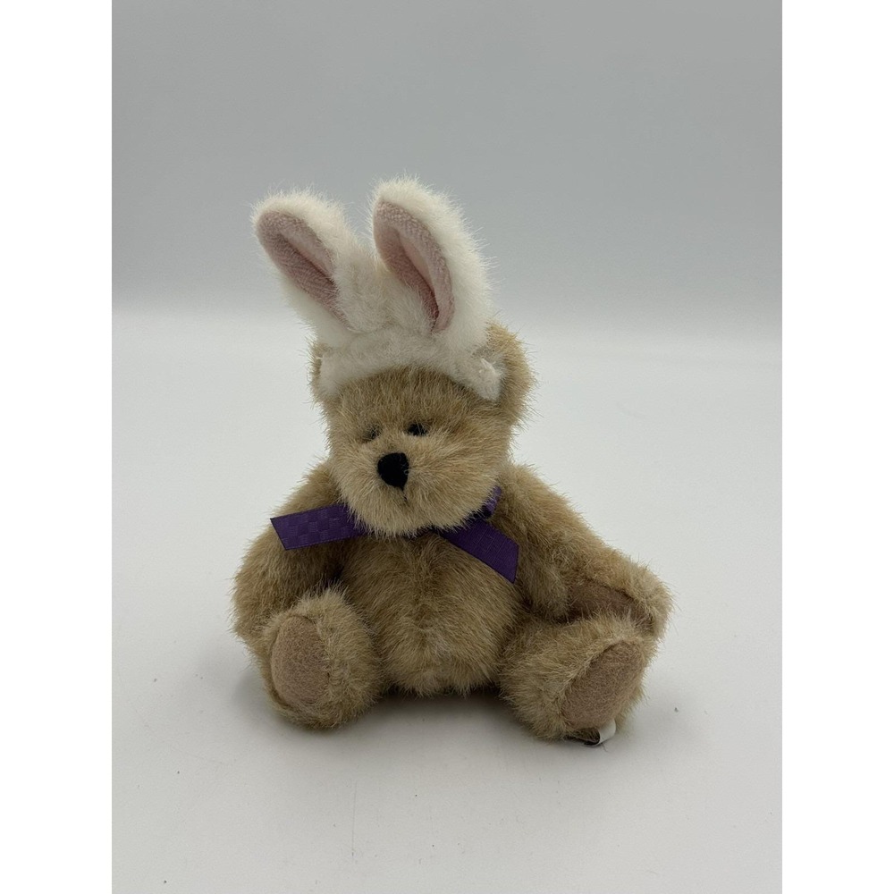 Boyds Bears Bear Wearing Rabbit Ears Bunny Tail Stuffed Animal Mini 6 in NO TAG